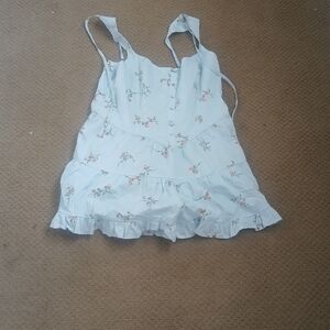 Wild Fable Floral Print Midi Dress - White and Pink